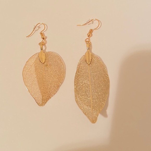 Super beautiful pair of earrings metallic - Picture 1 of 2